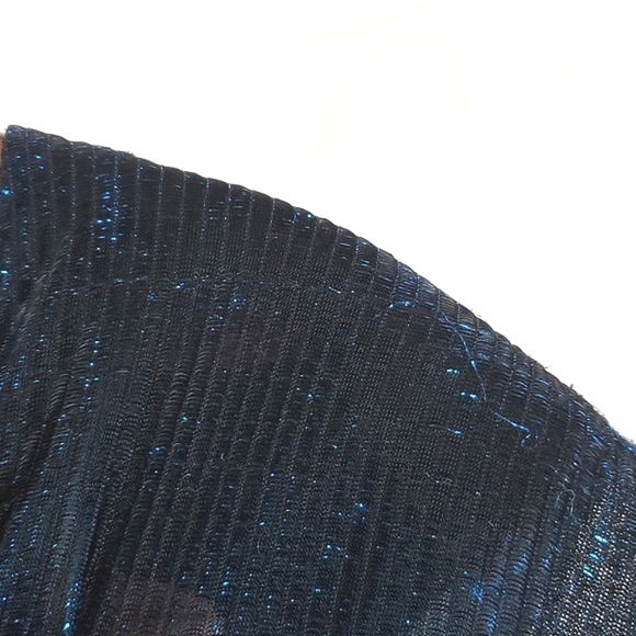 Vintage 80s TJuniors Iridescent Midi Dress - Picture 8 of 8